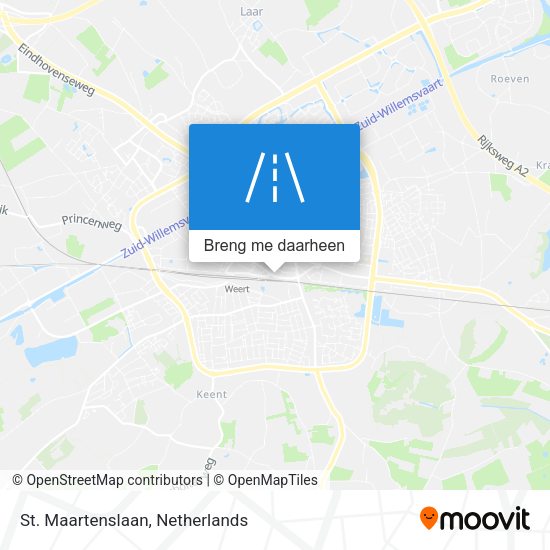 St. Maartenslaan kaart