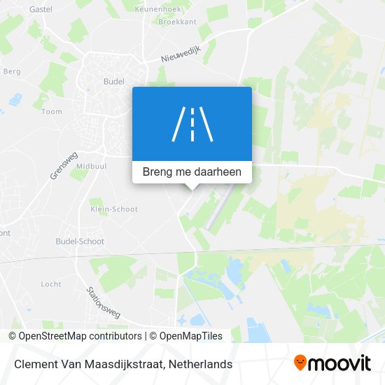 Clement Van Maasdijkstraat kaart
