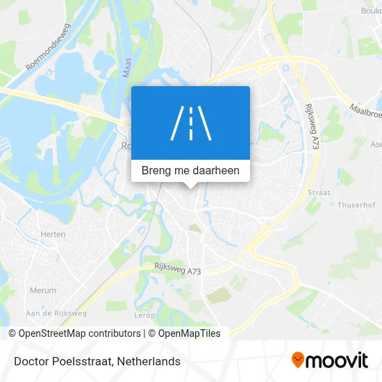 Doctor Poelsstraat kaart