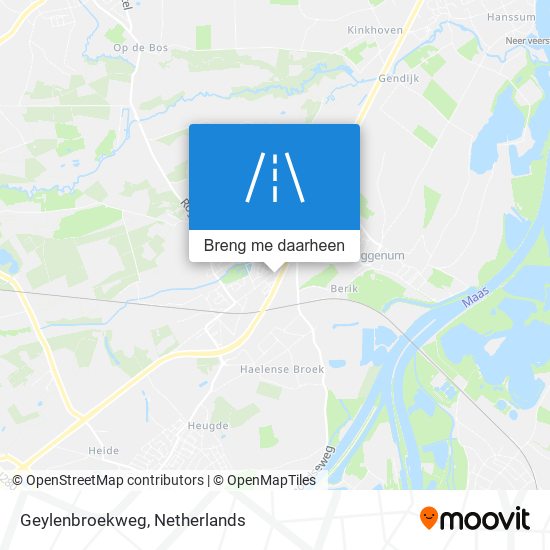 Geylenbroekweg kaart