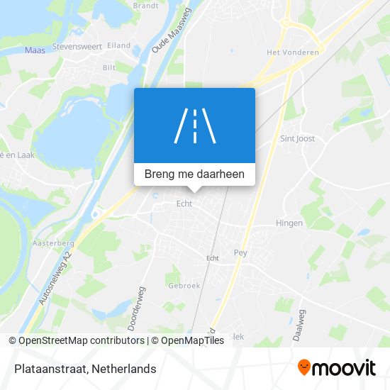 Plataanstraat kaart