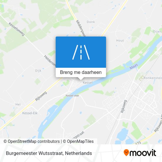 Burgemeester Wutsstraat kaart