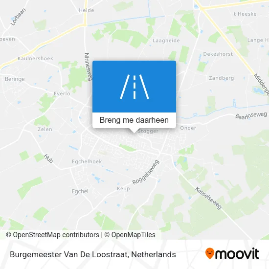Burgemeester Van De Loostraat kaart