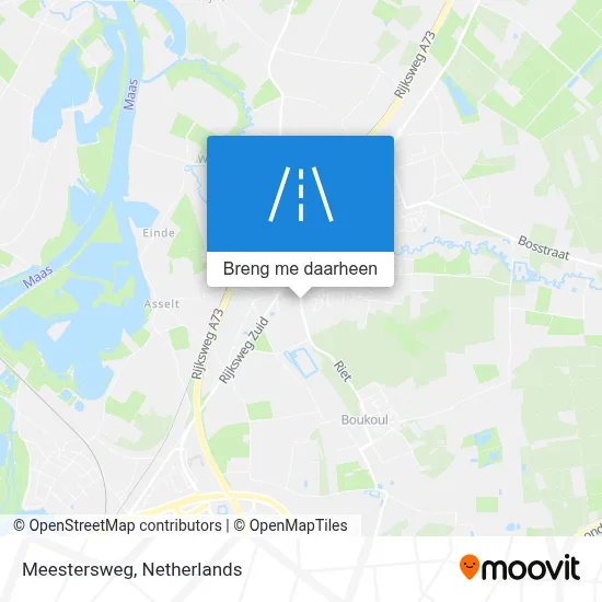 Meestersweg kaart
