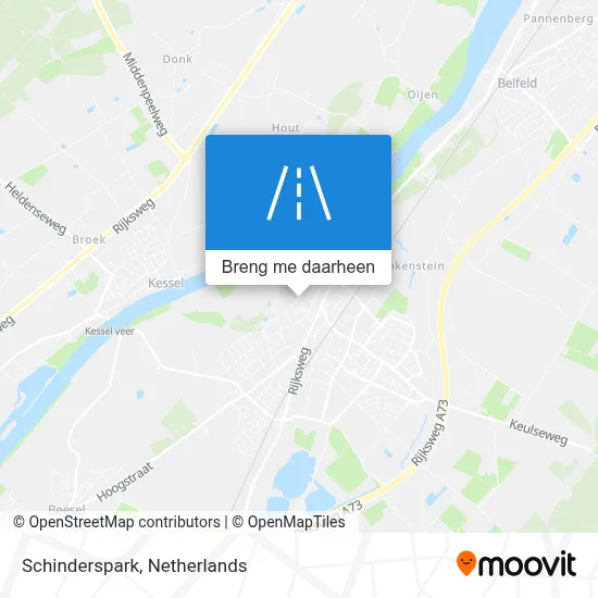 Schinderspark kaart
