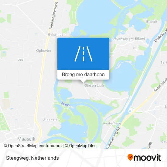Steegweg kaart