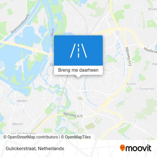 Gulickerstraat kaart