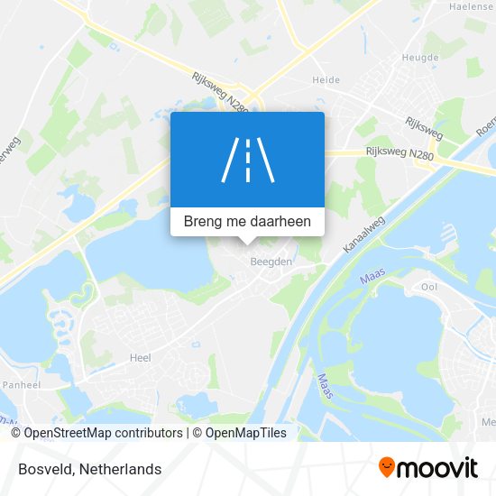 Bosveld kaart