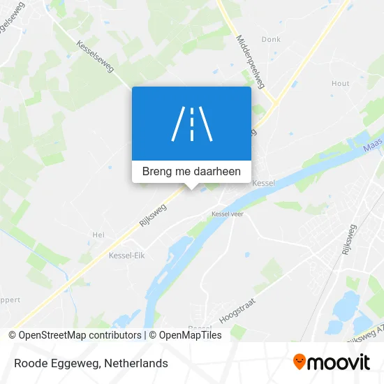 Roode Eggeweg kaart