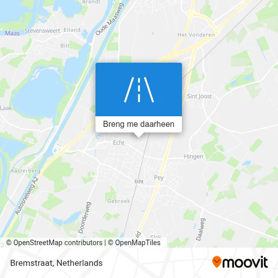 Bremstraat kaart