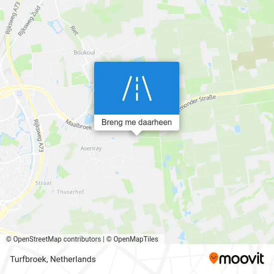 Turfbroek kaart