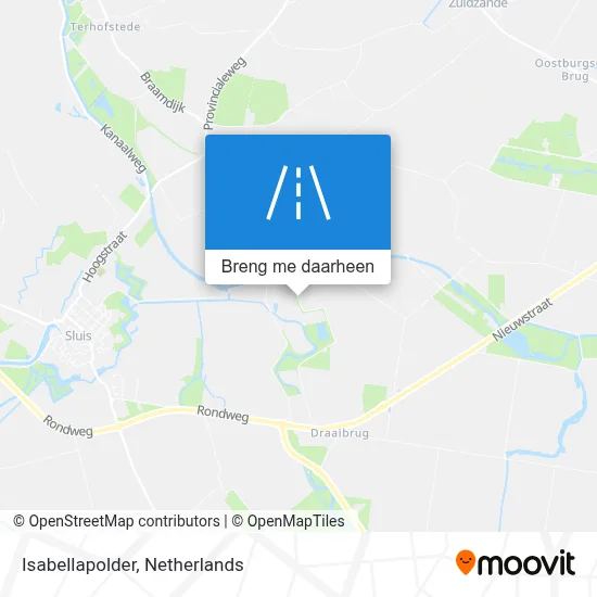 Isabellapolder kaart