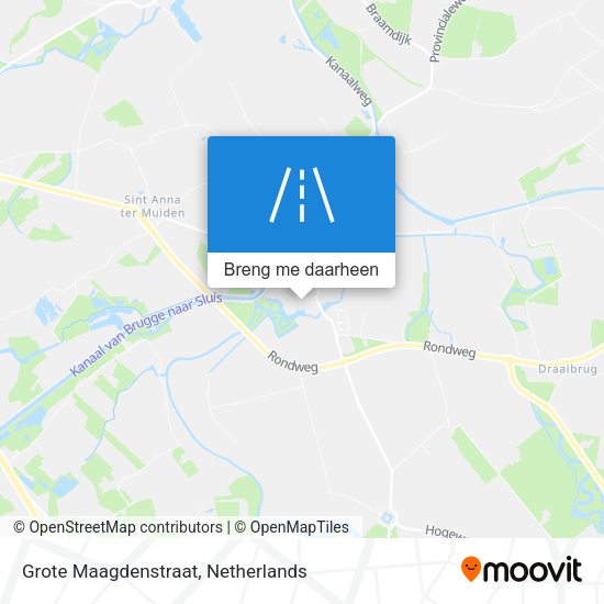 Grote Maagdenstraat kaart
