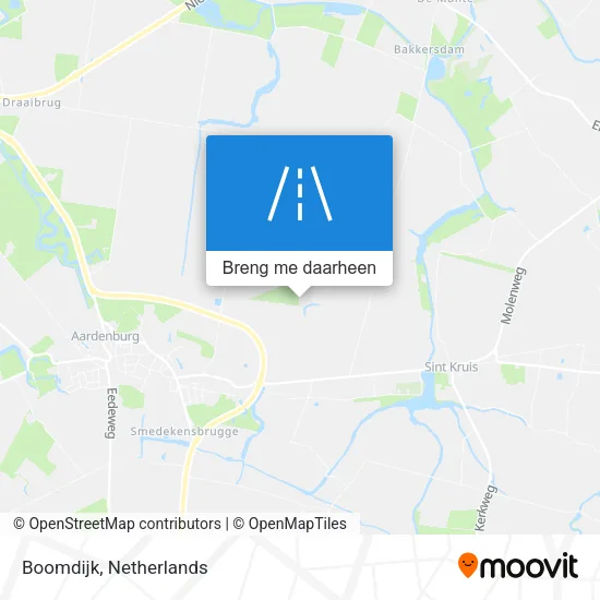 Boomdijk kaart
