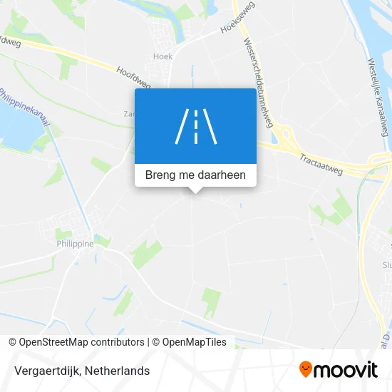 Vergaertdijk kaart