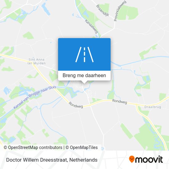 Doctor Willem Dreesstraat kaart