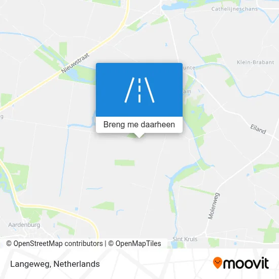 Langeweg kaart