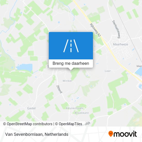 Van Sevenbornlaan kaart