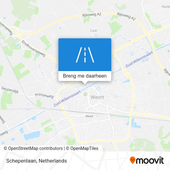 Schepenlaan kaart