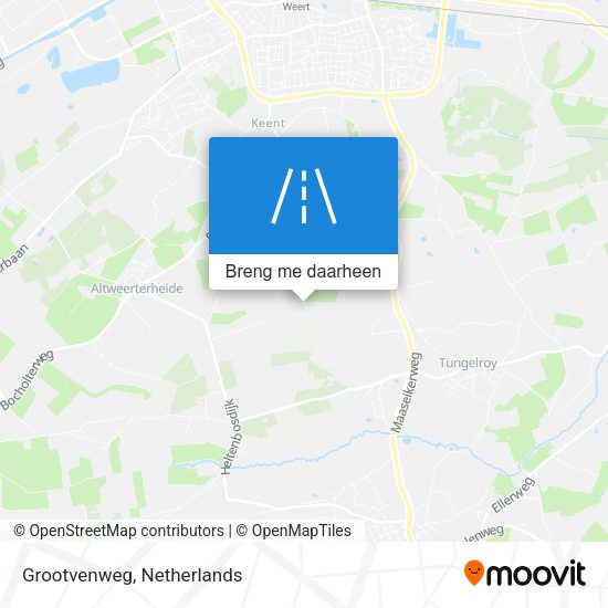 Grootvenweg kaart