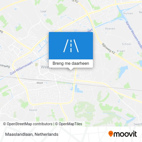 Maaslandlaan kaart