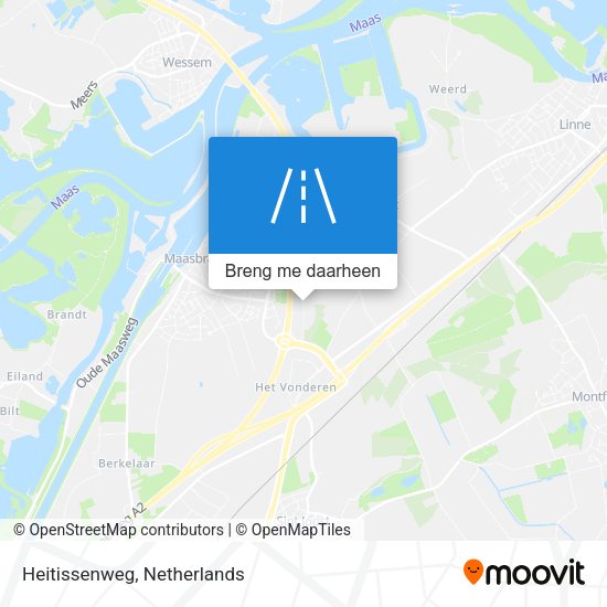 Heitissenweg kaart