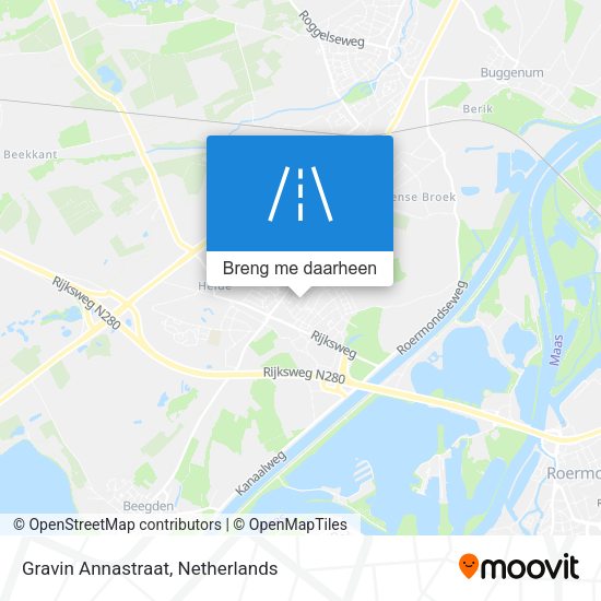 Gravin Annastraat kaart
