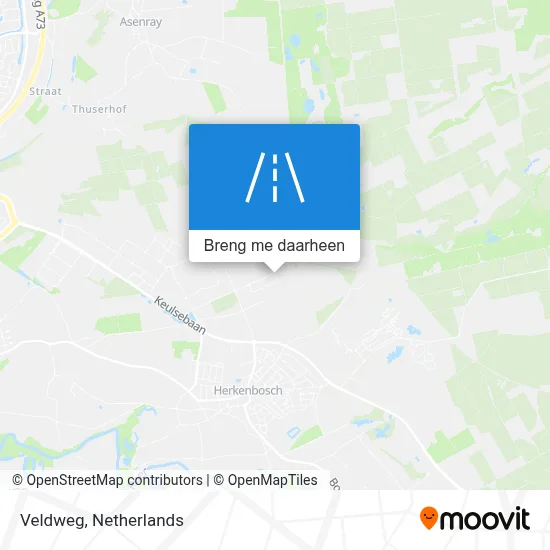 Veldweg kaart