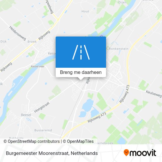 Burgemeester Moorenstraat kaart