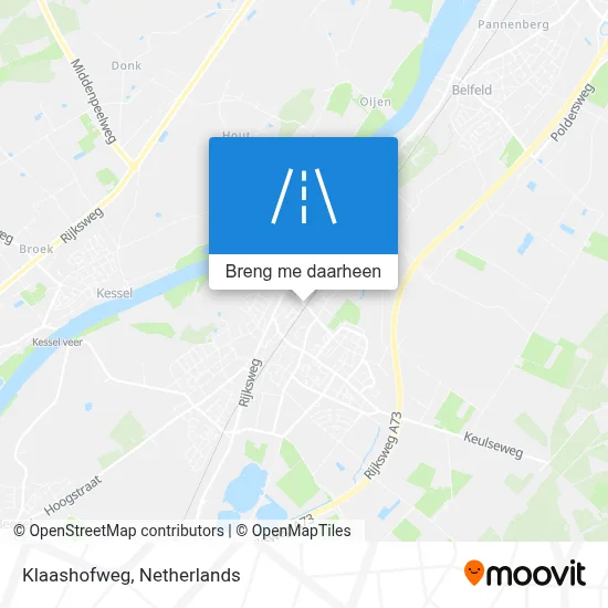 Klaashofweg kaart