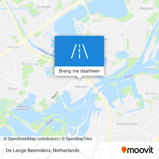 De Lange Beemdens kaart