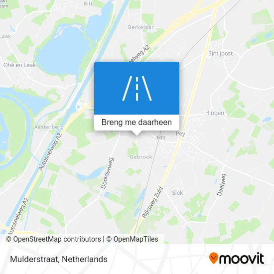 Mulderstraat kaart