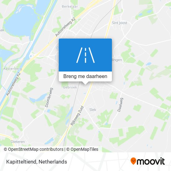 Kapitteltiend kaart