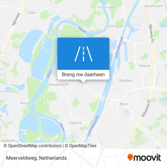 Meerveldweg kaart