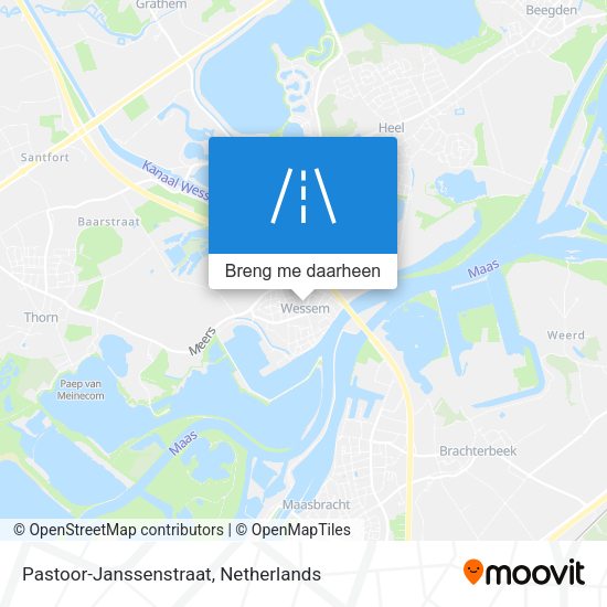 Pastoor-Janssenstraat kaart