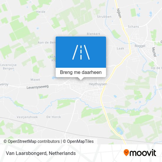 Van Laarsbongerd kaart