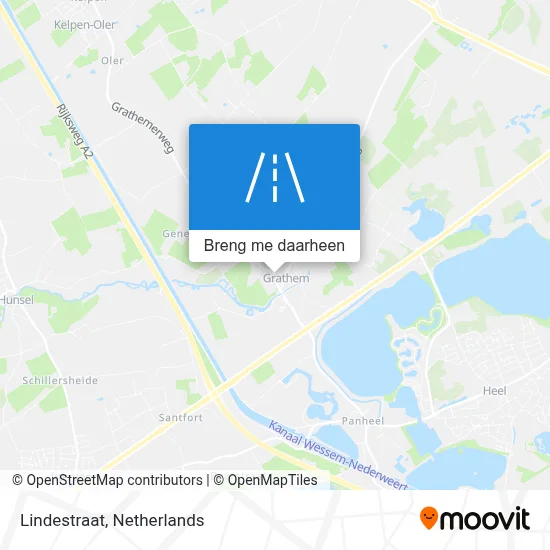 Lindestraat kaart