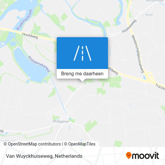 Van Wuyckhuiseweg kaart