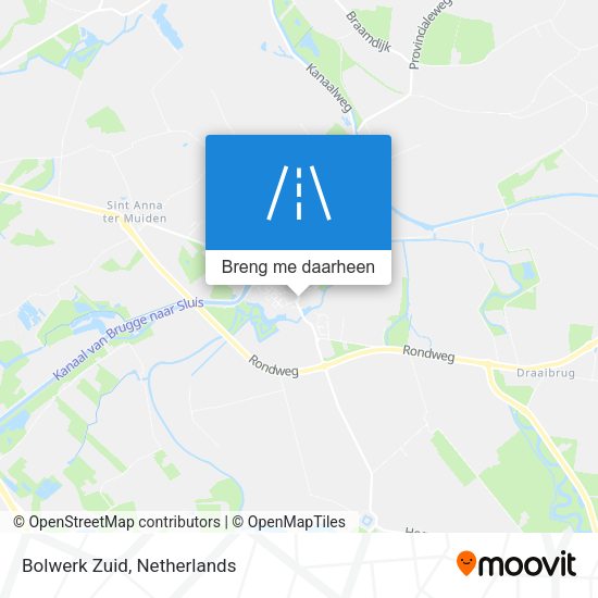 Bolwerk Zuid kaart