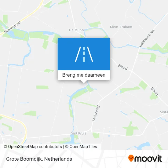 Grote Boomdijk kaart