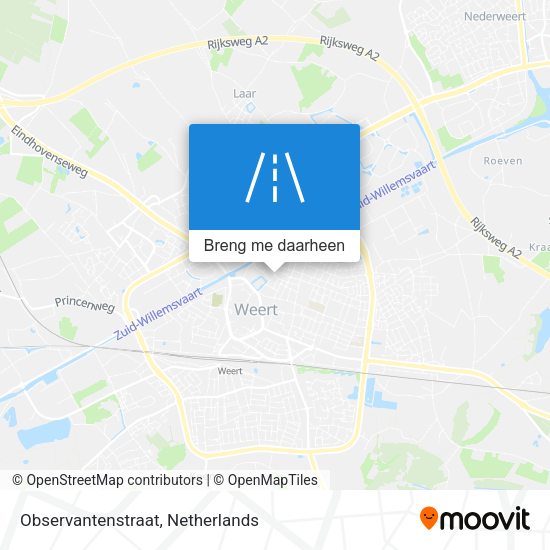 Observantenstraat kaart