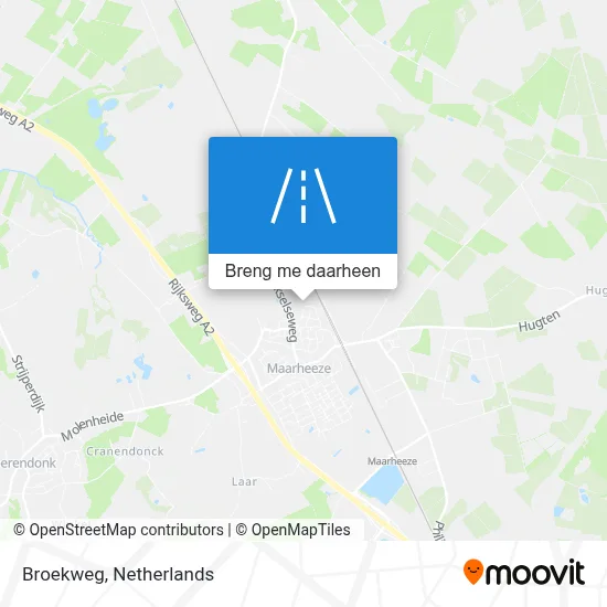 Broekweg kaart