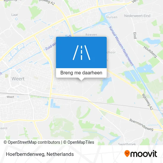 Hoefbemdenweg kaart