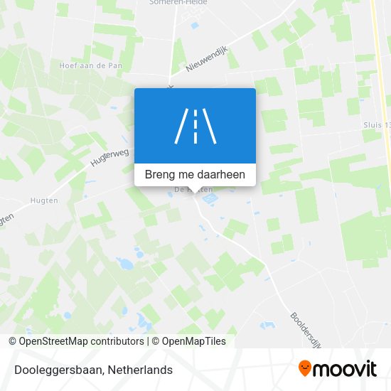 Dooleggersbaan kaart