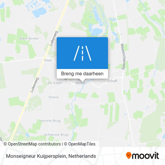 Monseigneur Kuijpersplein kaart