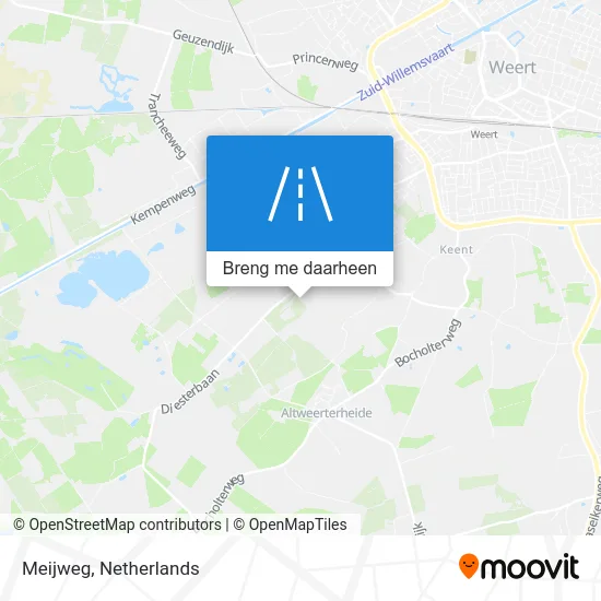 Meijweg kaart