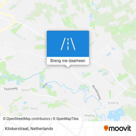 Klinkerstraat kaart