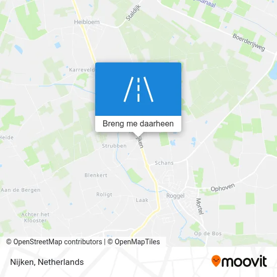 Nijken kaart