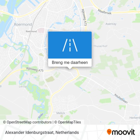 Alexander Idenburgstraat kaart