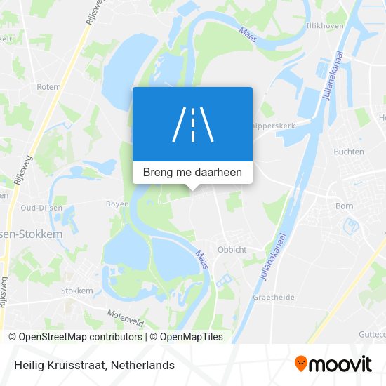 Heilig Kruisstraat kaart